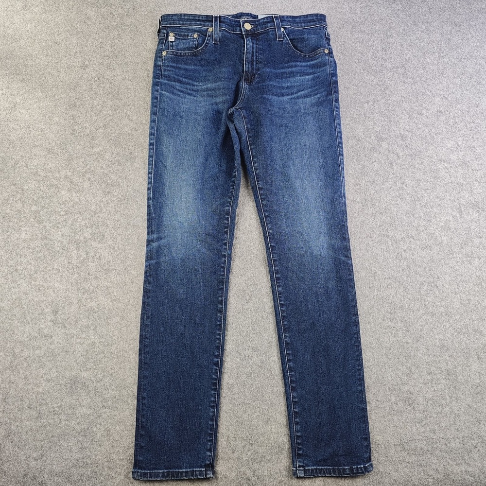 AG Adriano Goldschmied The Prima Cigarette Jeans Women's 30x30 Blue Dark Wash